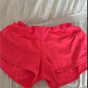 lululemon athletica Hot Pink Athletic Running Shorts